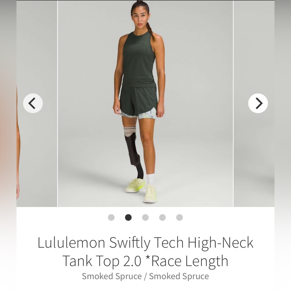 Lululemon Swiftly Tech high neck Racerback Tank Top 2.0 race length